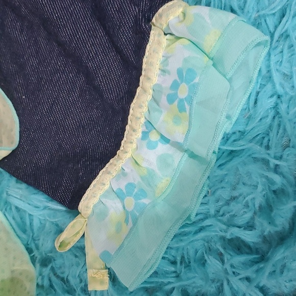 Little Lass Floral and Ruffle Pants and Top Set - Picture 2 of 5